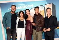 Luke Bryan, Megan Michaels Wolflick, Katy Perry, Lionel Richie and Ryan Seacrest attend the "American Idol" Season 22 Top 10 Event (Image via Getty)